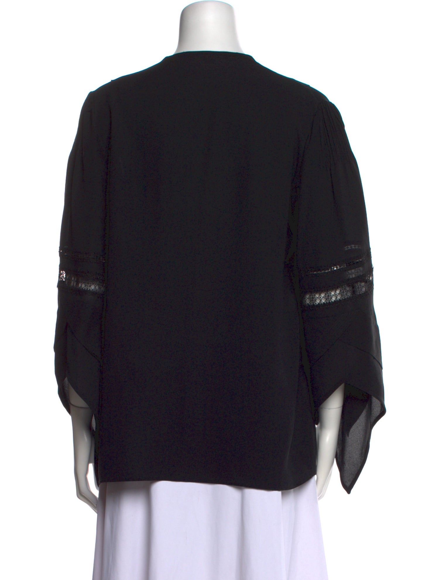 Derek Lam Silk V-Neck Blouse